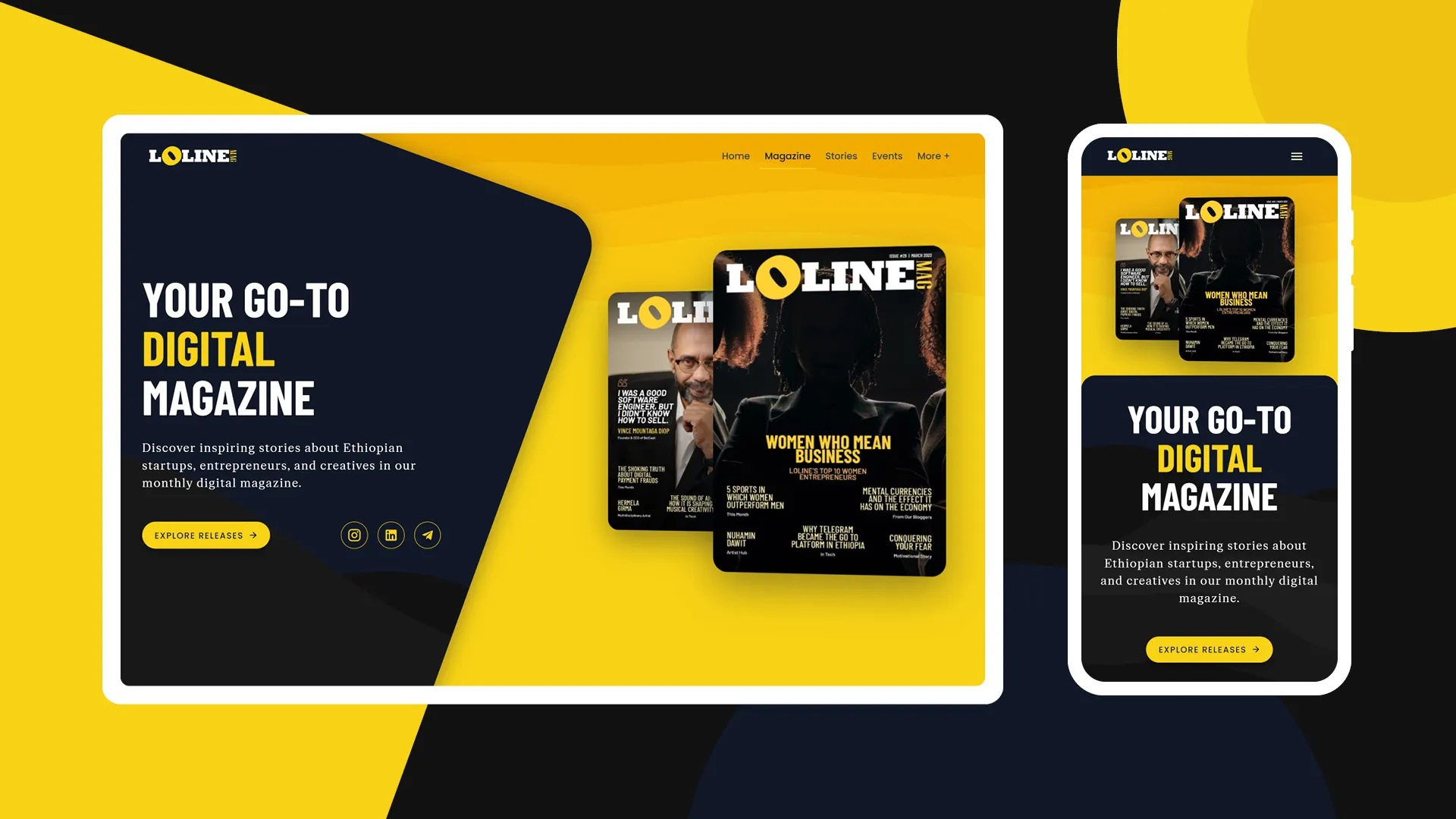 Loline Mag Website